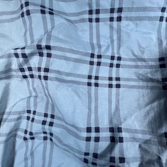 Vintage Catalina Blue Plaid Nylon‎ Windbreaker Pullover Blue Men's XL Golf 90s - Picture 7 of 16